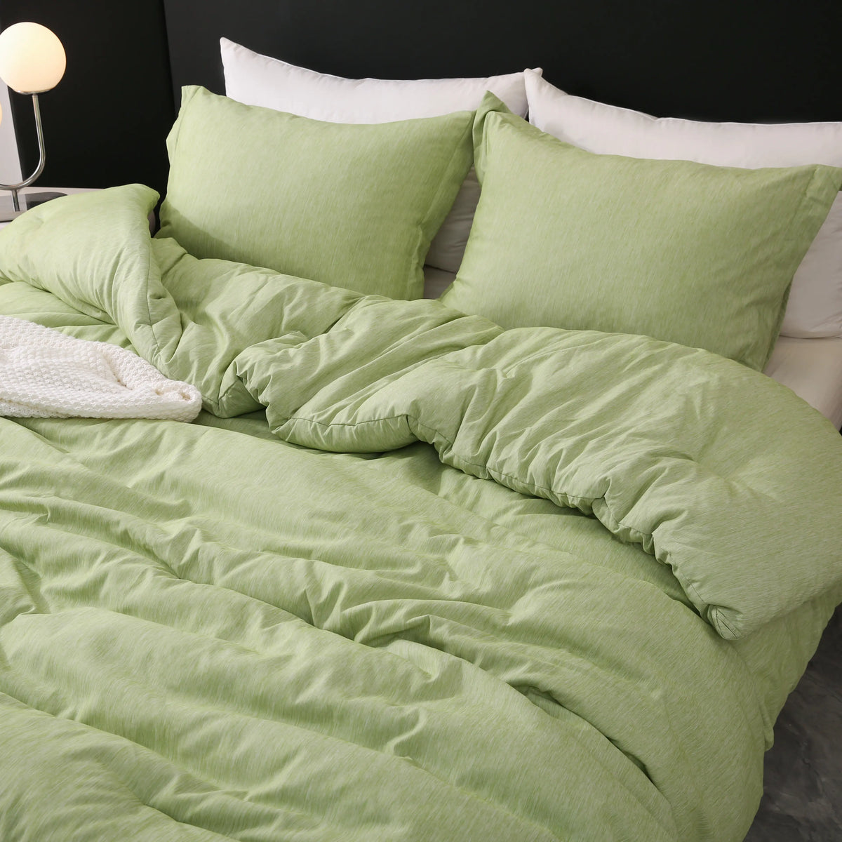 Warm Fall & Winter Checkered Down Alternative Comforter Set, 1 Comforter & 2 Pillowcases