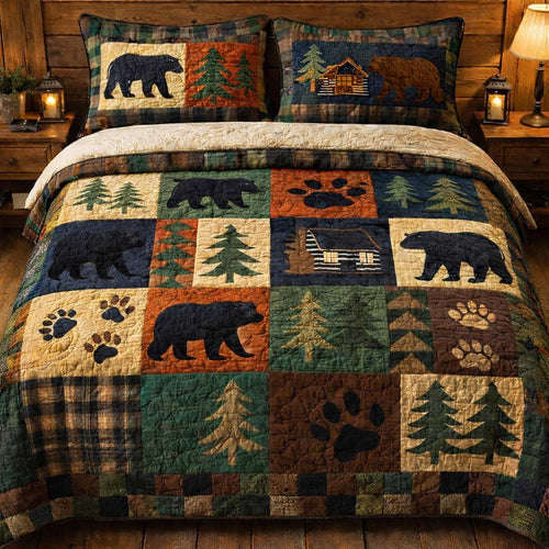 Cabin Bear Life Duvet Cover Set GFTOHD13479