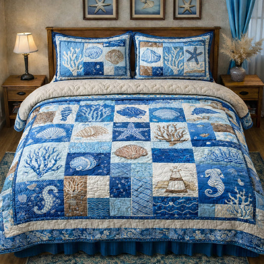 Ocean Coral Garden Duvet Cover Set GFTOHD13626
