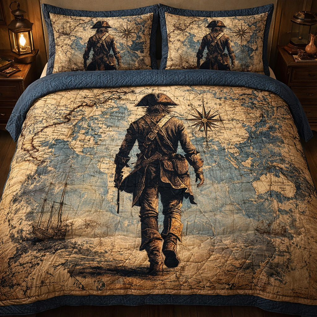 Lone Pirate Journey Duvet Cover Set GFTOHD13670
