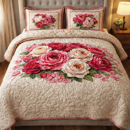Blush Rose Harmony Duvet Cover Set GFTOHD13748