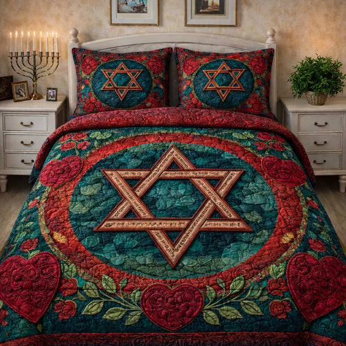 Crimson Heart Covenant Duvet Cover Set GFTOHD13754
