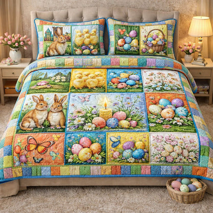 Easter Patchwork Duvet Cover Set GFTOHD13793