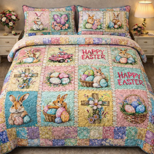 Easter Patchwork Duvet Cover Set GFTOHD13794