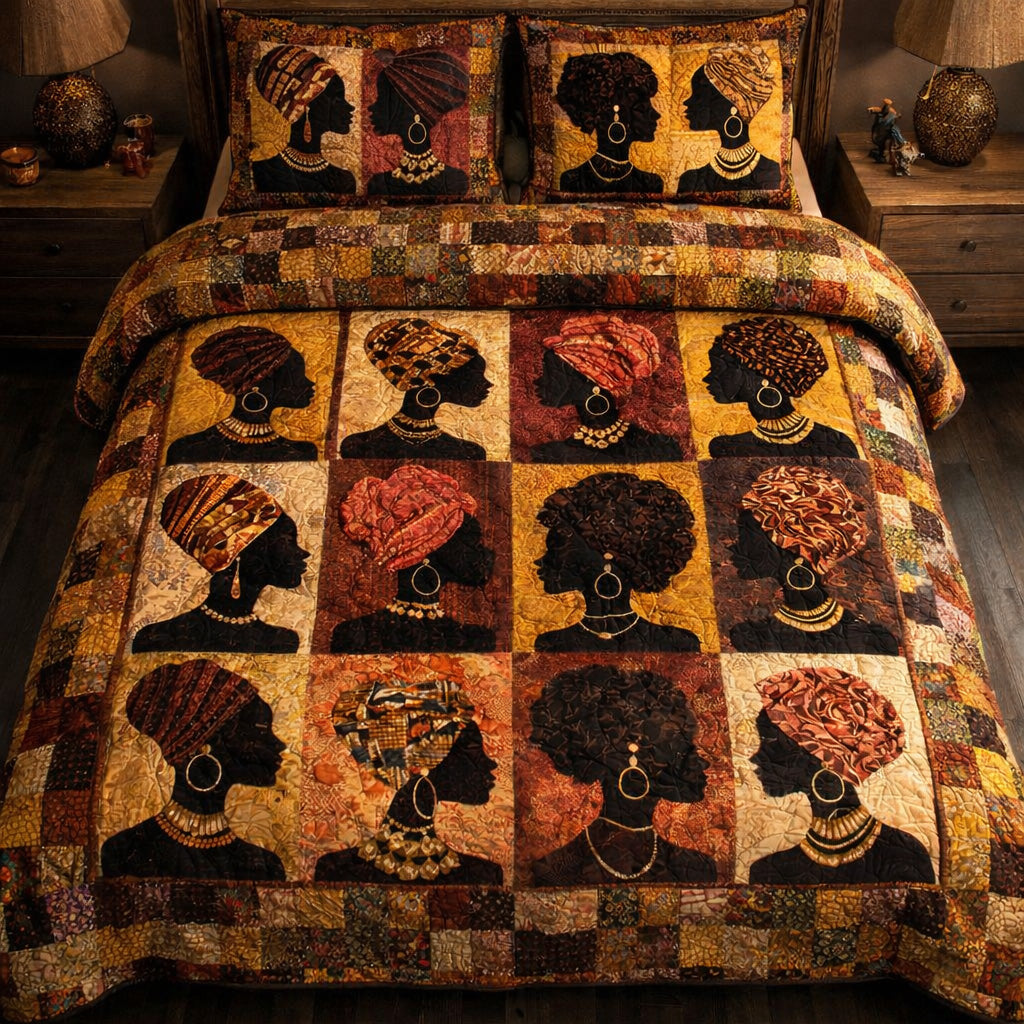 African Queens Legacy Duvet Cover Set GFTOHD13839