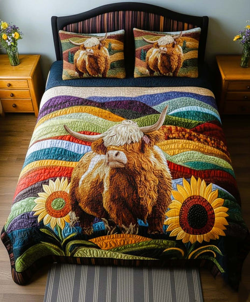 Highland Cow Duvet Cover Set GFTOMA8104