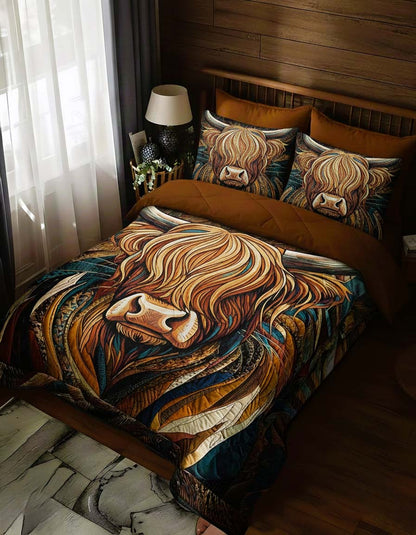 Highland Cow Duvet Cover Set GFTOMA8105