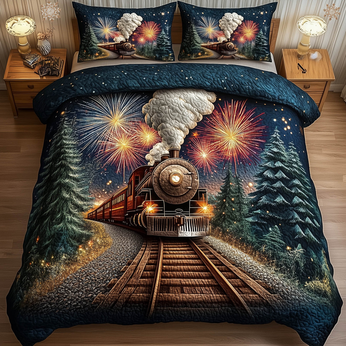 Firework Rails Duvet Cover Set GFTONT5772