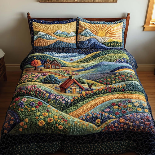 Golden Hills Duvet Cover Set GFTOQM1618