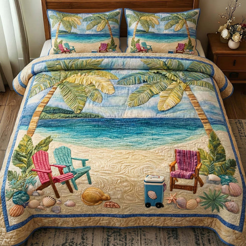 Palm Chairs Duvet Cover Set GFTOQM1893