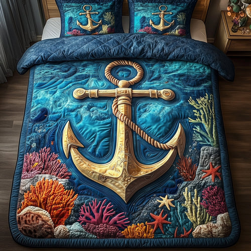 Nautical Anchor Duvet Cover Set GFTOTP15593