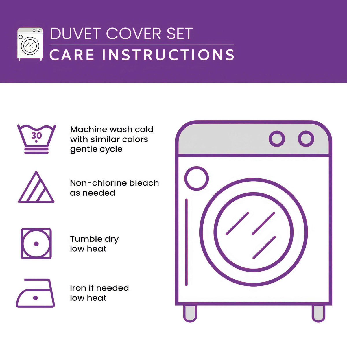 White Stallion Patchwork Duvet Cover Set GFTOHD13364